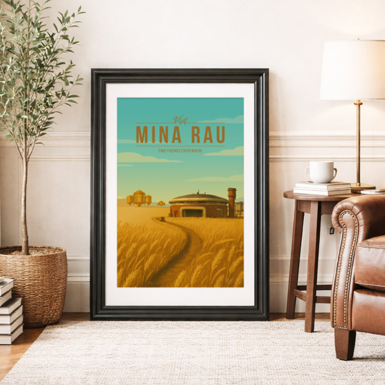 Mina-Rau Travel Poster