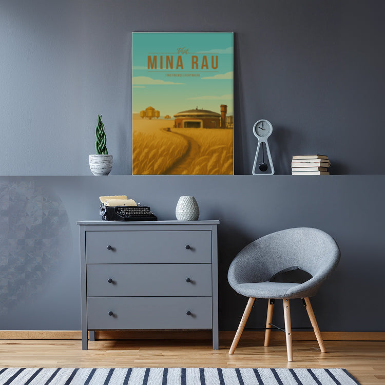 Mina-Rau Travel Poster