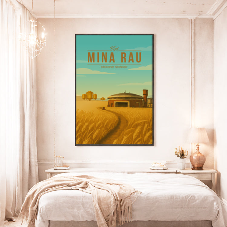 Mina-Rau Travel Poster