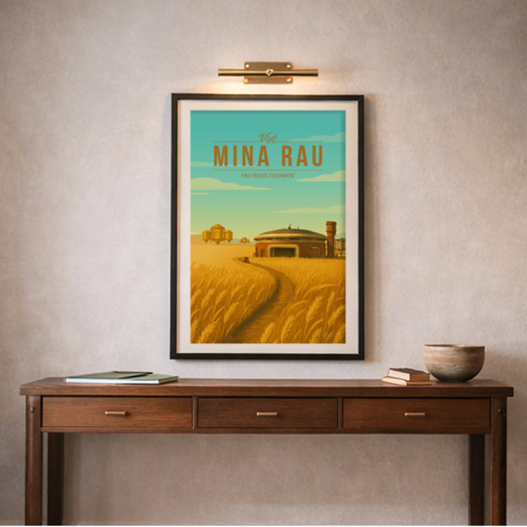 Mina-Rau Travel Poster