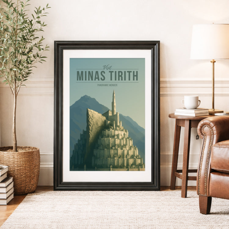 Minas Tirith Travel Poster
