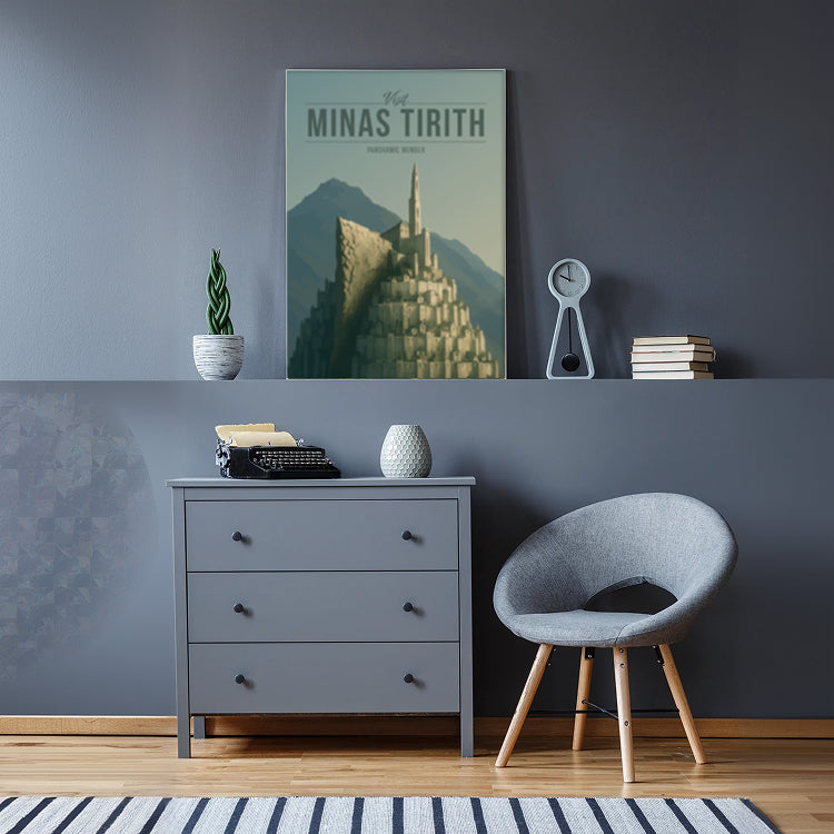 Minas Tirith Travel Poster