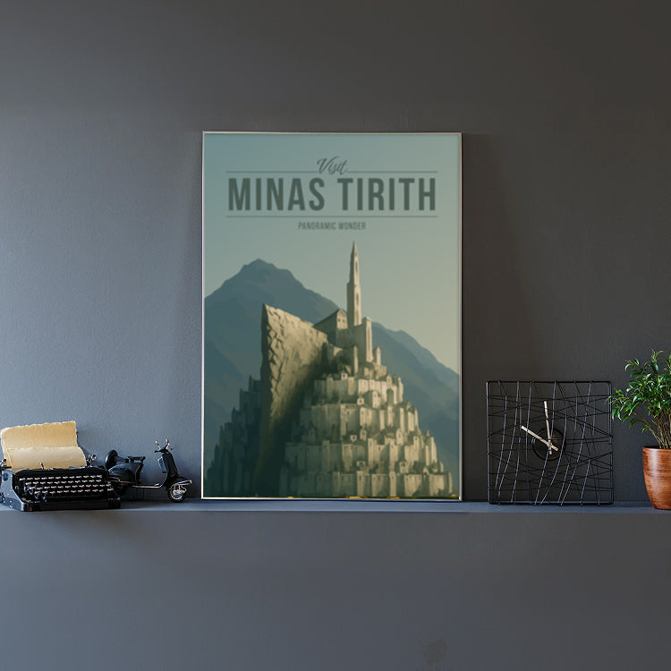 Minas Tirith Travel Poster