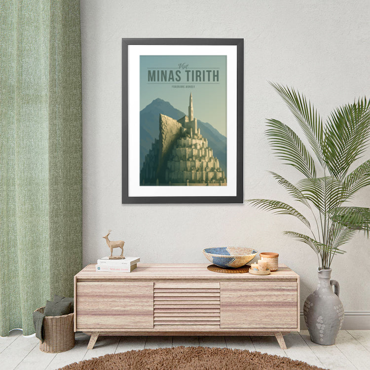 Minas Tirith Travel Poster