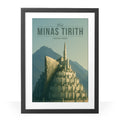 Minas Tirith Travel Poster