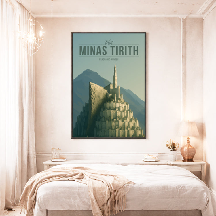 Minas Tirith Travel Poster