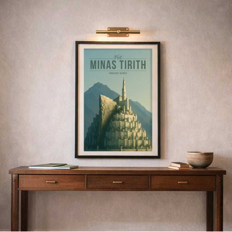 Minas Tirith Travel Poster