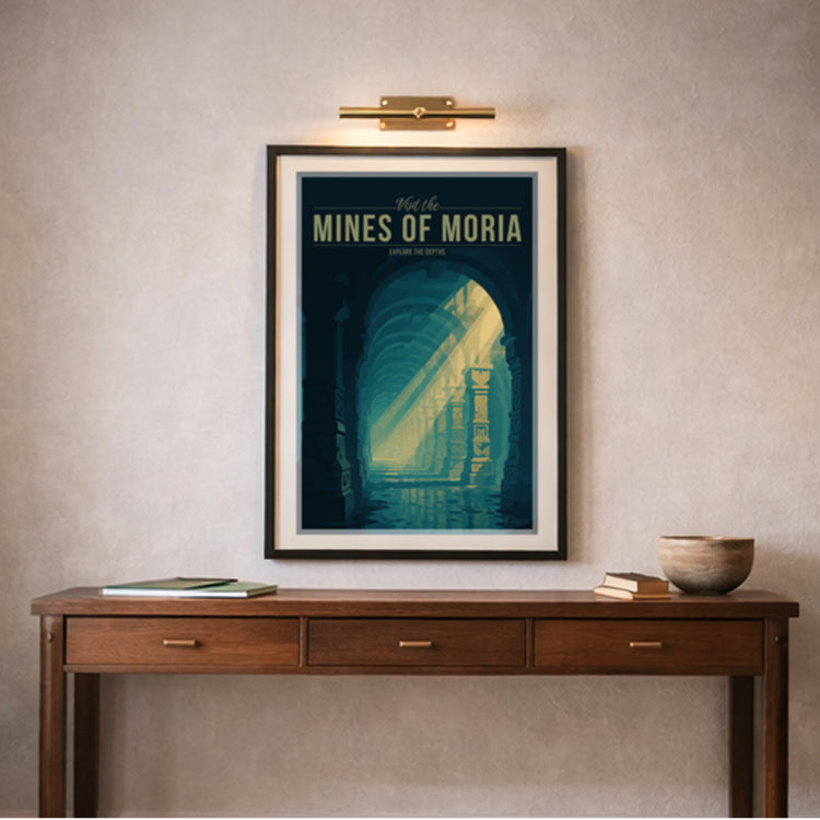 Mines of Moria Travel Poster