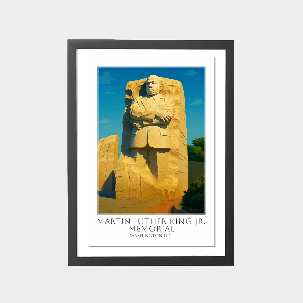 mlk-jr-memorial-gray-bg-framed