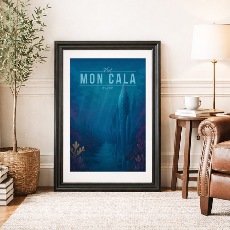 Mon Cala Travel Poster