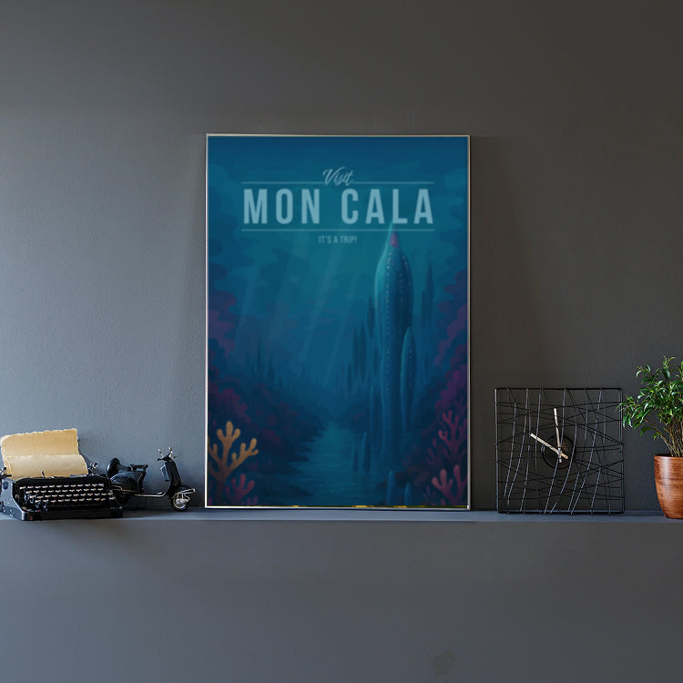 Mon Cala Travel Poster