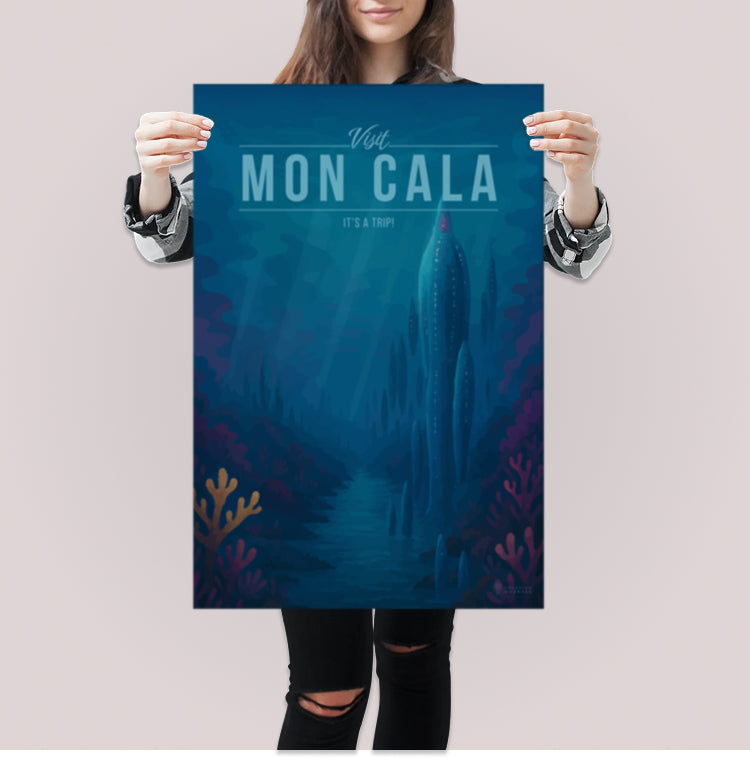 Mon Cala Travel Poster