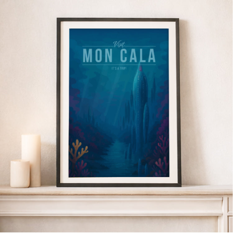 Mon Cala Travel Poster