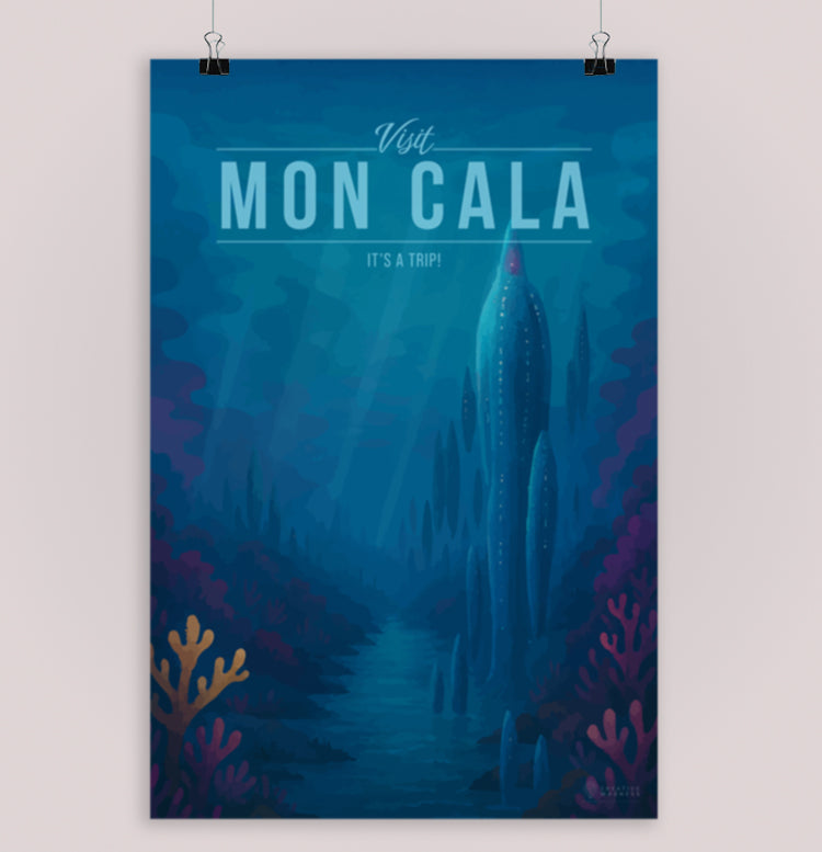 Mon Cala Travel Poster
