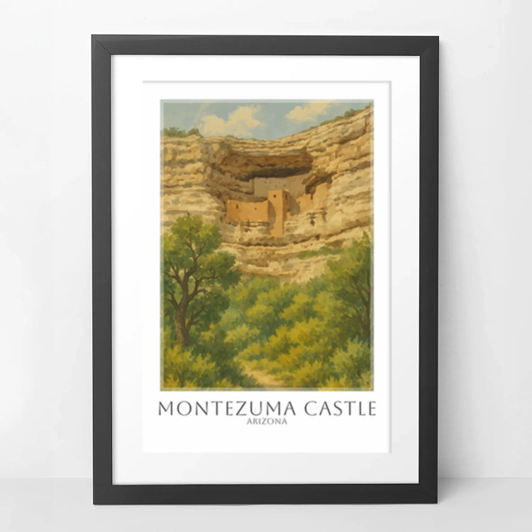 montezuma-castle-framed
