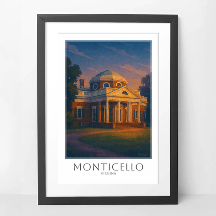 monticello-framed