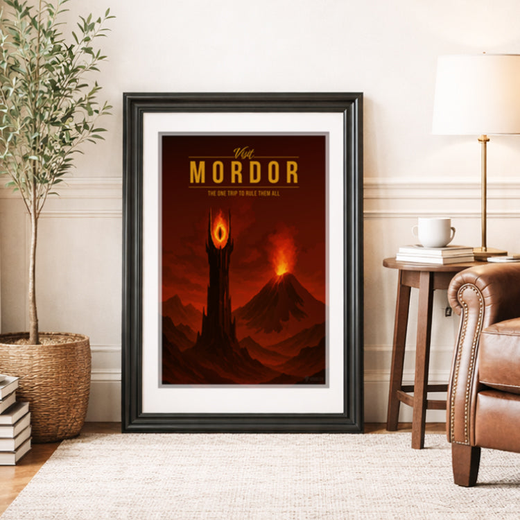Mordor Travel Poster