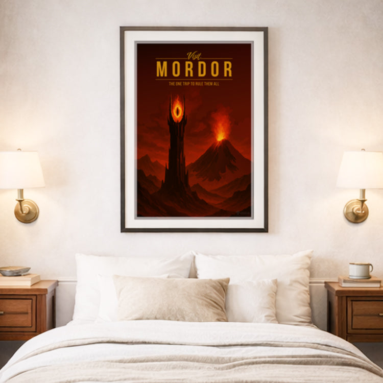 Mordor Travel Poster