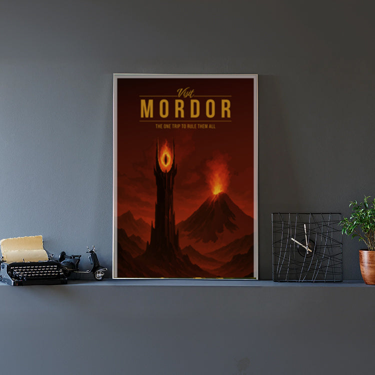 Mordor Travel Poster