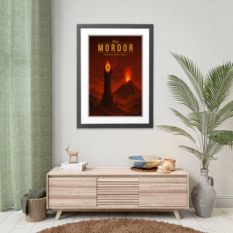 Mordor Travel Poster