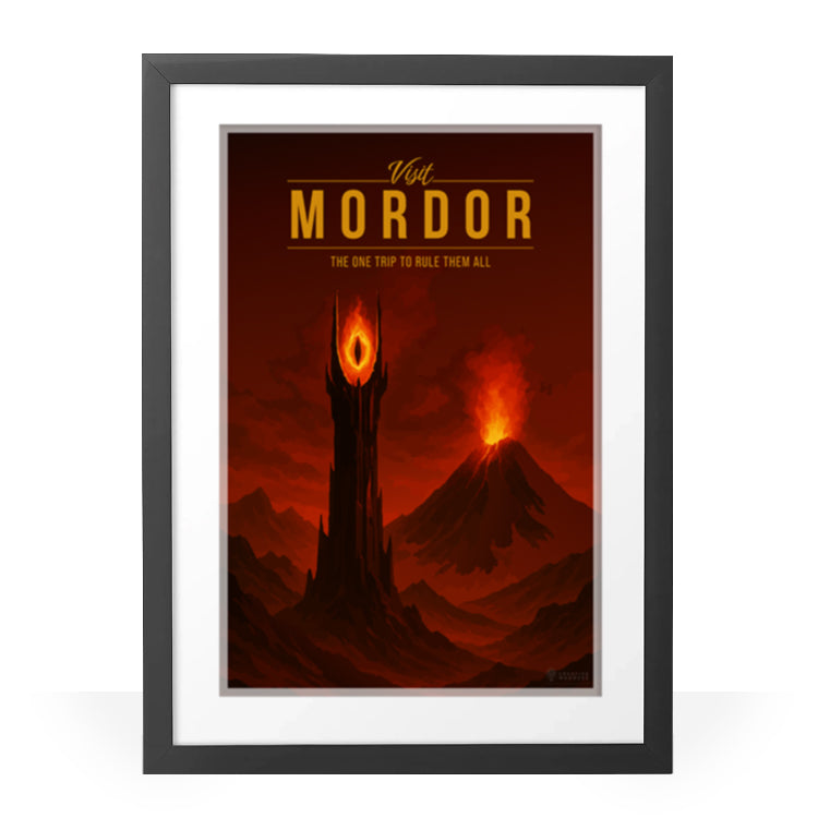 Mordor Travel Poster