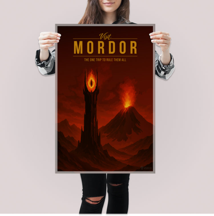 Mordor Travel Poster
