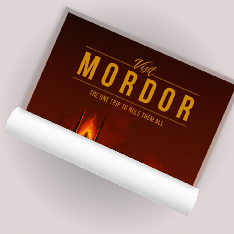Mordor Travel Poster