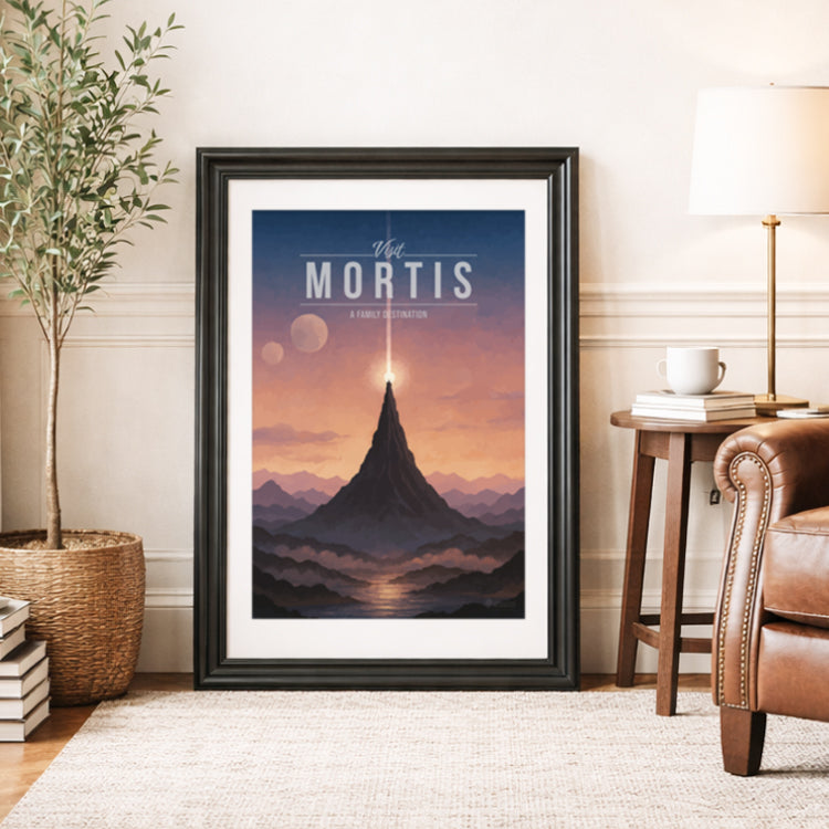 Mortis Travel Poster