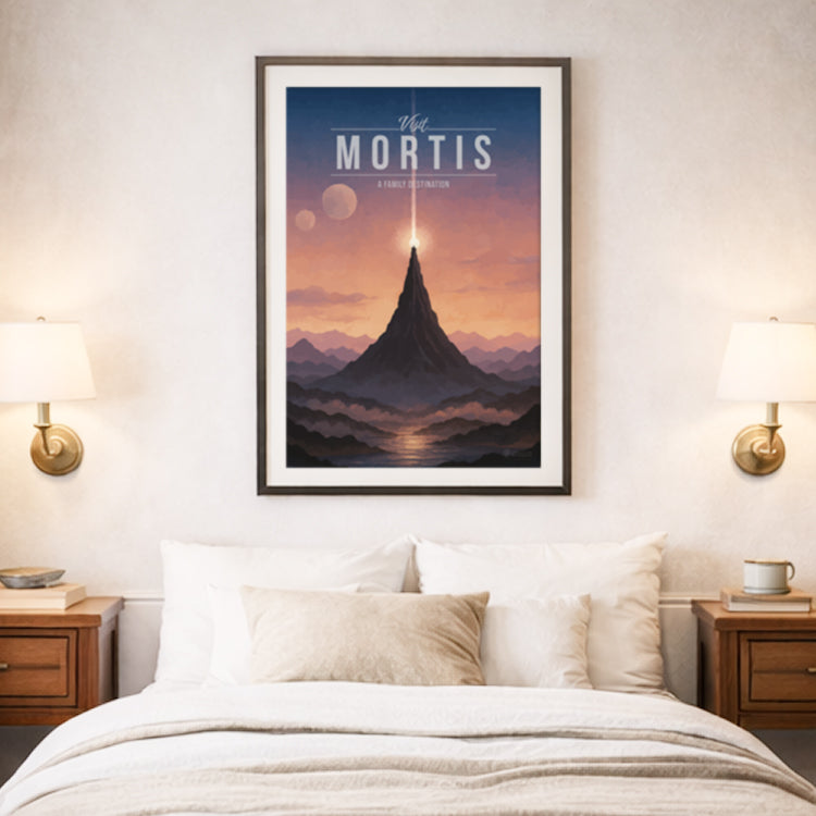 Mortis Travel Poster