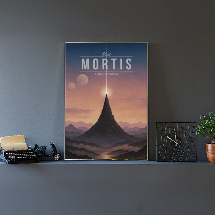 Mortis Travel Poster