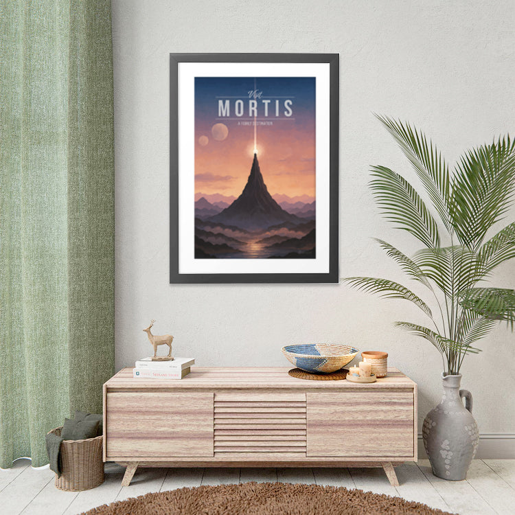 Mortis Travel Poster