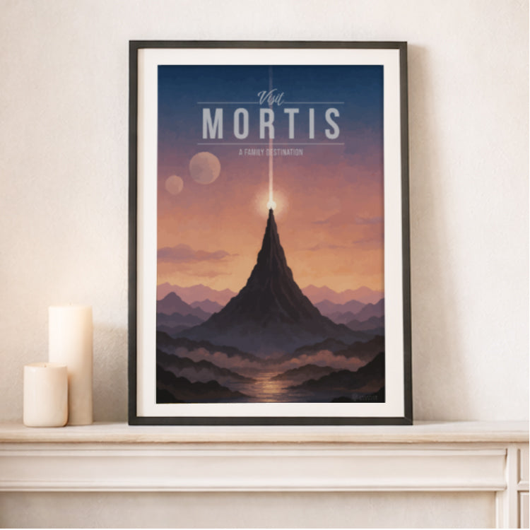 Mortis Travel Poster