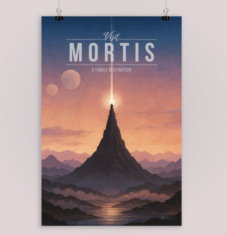 Mortis Travel Poster