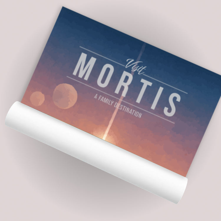 Mortis Travel Poster
