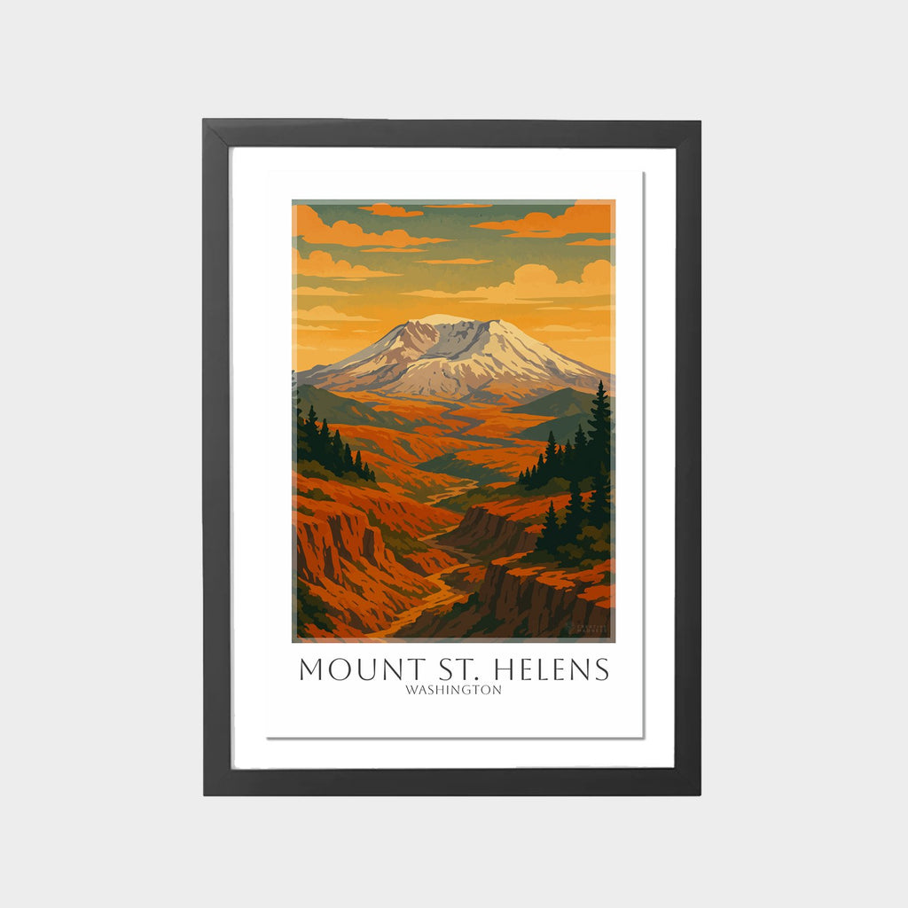 mount-st-helens-gray-bg-framed