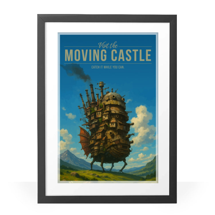 Moving Castle Travel Poster