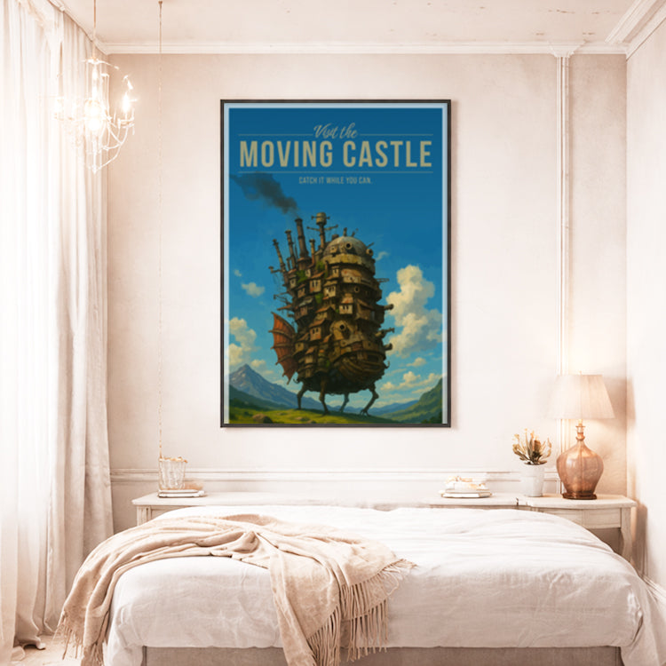 Moving Castle Travel Poster