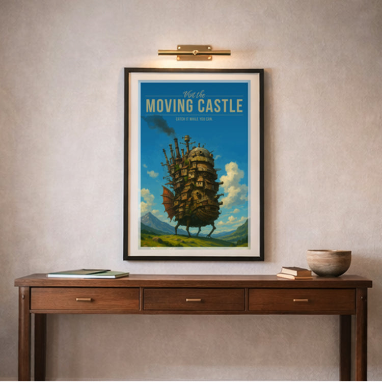 Moving Castle Travel Poster
