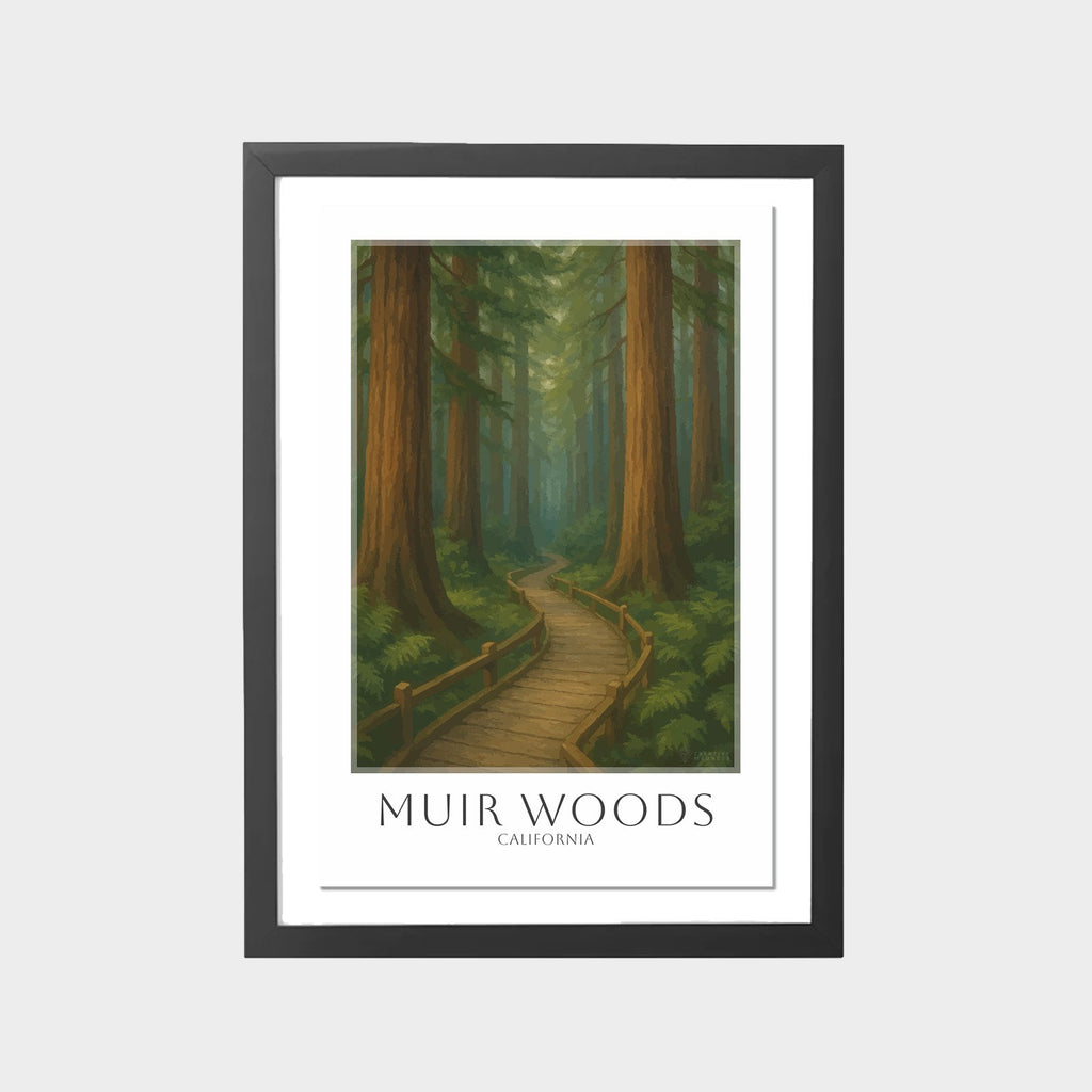 muir-woods-gray-bg-framed