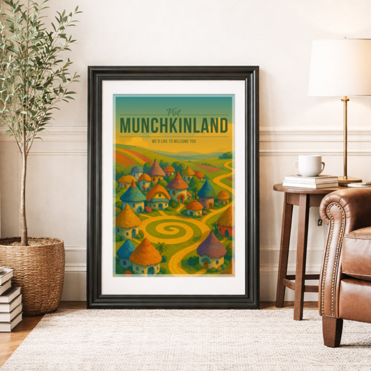 Munchkinland Travel Poster