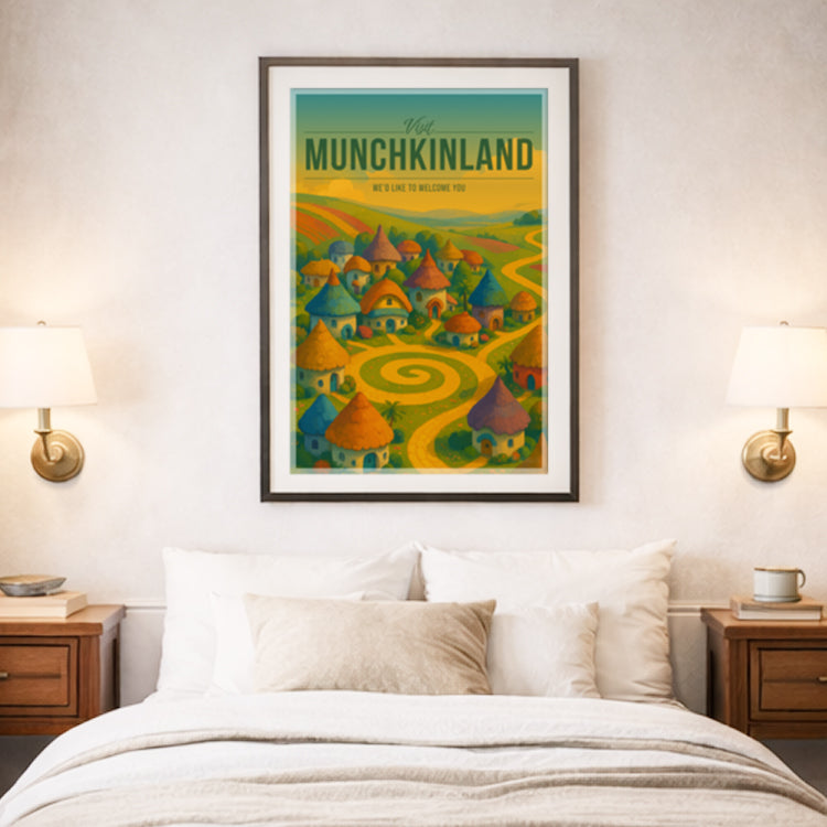Munchkinland Travel Poster