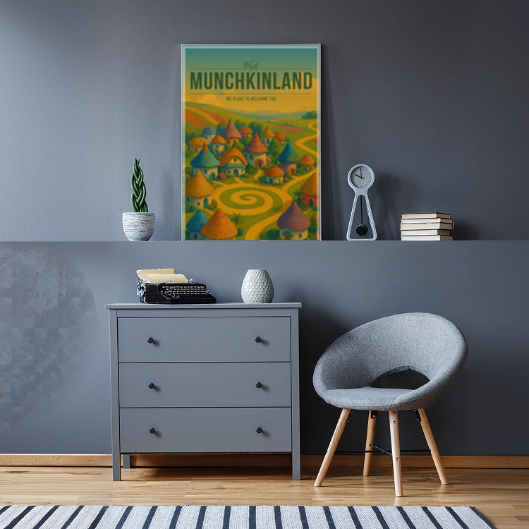 Munchkinland Travel Poster