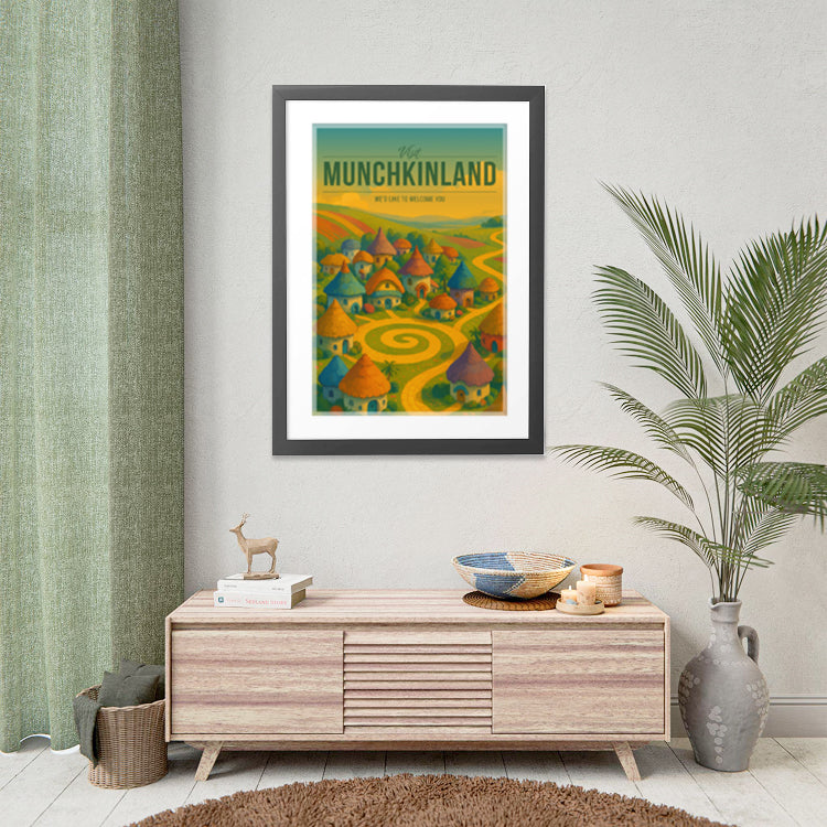 Munchkinland Travel Poster