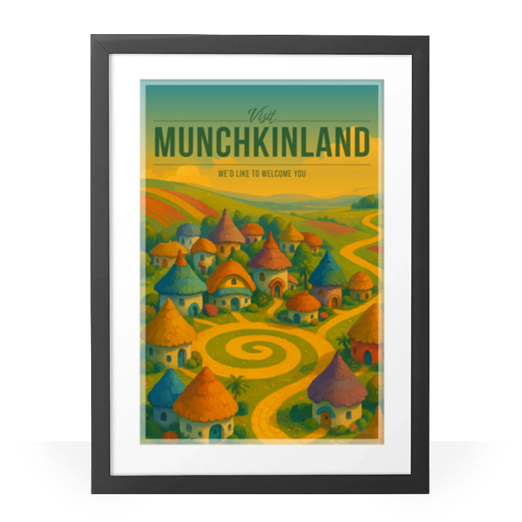 Munchkinland Travel Poster