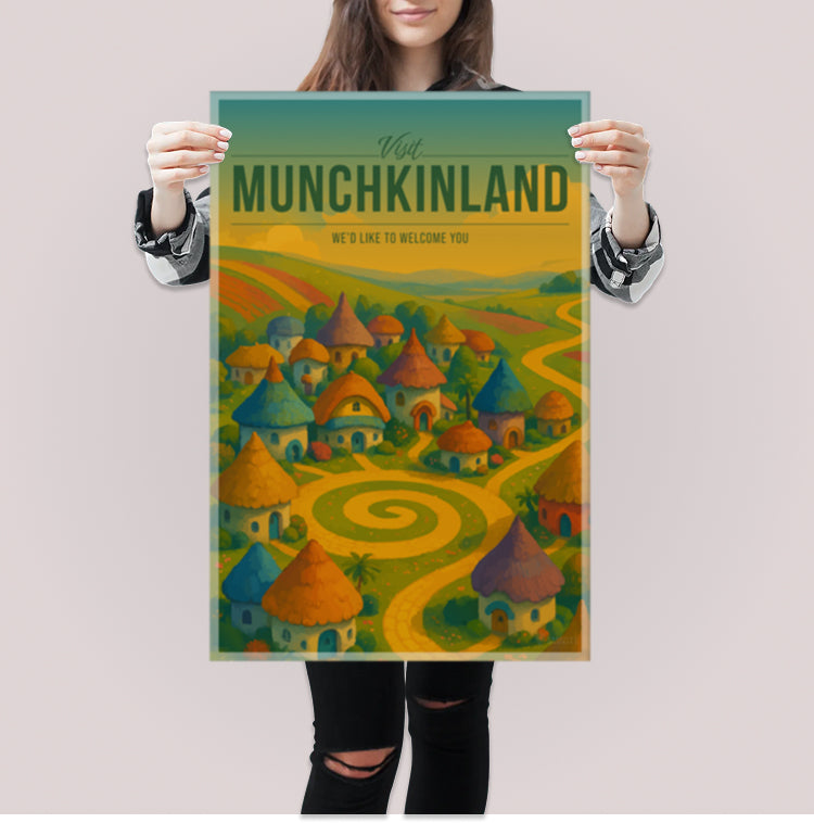 Munchkinland Travel Poster