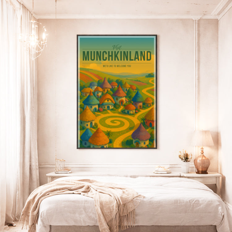 Munchkinland Travel Poster