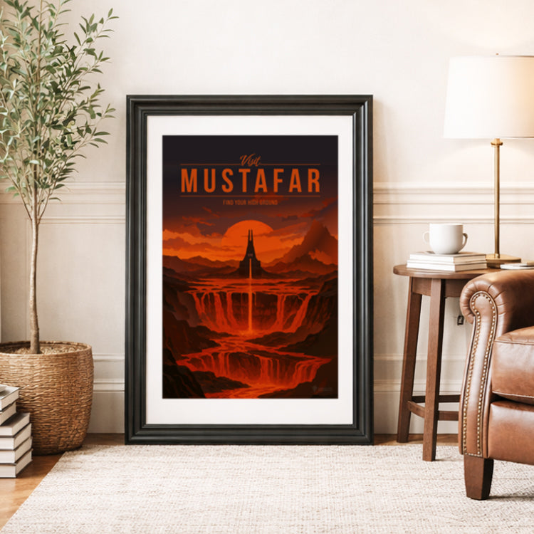 Mustafar Travel Poster