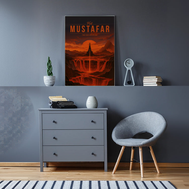 Mustafar Travel Poster