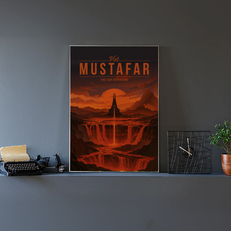 Mustafar Travel Poster