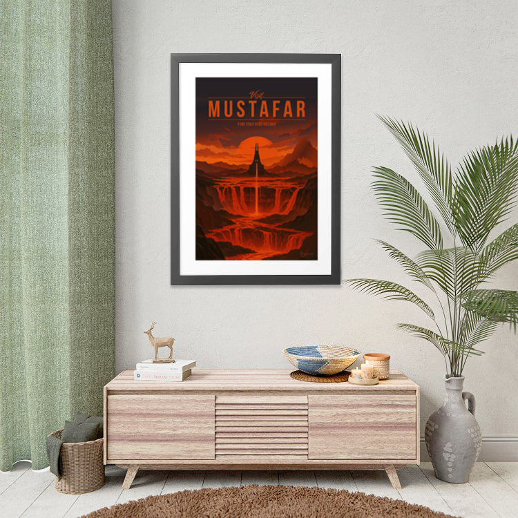 Mustafar Travel Poster